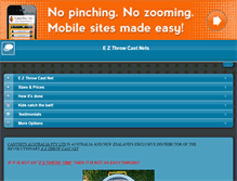 Tablet Screenshot of castnetsaustralia.com